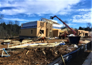 Builders are working on a new home on Baker Road and One Mile Lane in Smyrna on Tuesday (December 29, 2020).  The Rutherford County Commission is looking for alternative sources of income for housing.  The county is levying a development tax of $ 1,500 per home at this point.