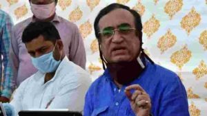 While addressing a press conference here, Congress General Secretary Ajay Maken alleged that excise duty on diesel has been hiked by 820 per cent and 258 per cent on petrol in the last six years.(ANI)