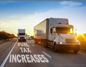 Changes in fuel tax rates in 11 states