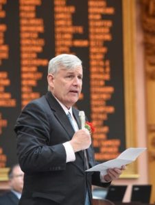 Ohio Representative Tom Brinkman, R-Mount Lookout, introduced House Bill 117, reviving the controversial school land transfer law.