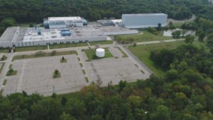 The former Novartis site in Suffern was removed from a drone on September 20, 2017.