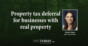 Deferment of property tax for companies with real estate
