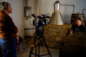 Cody Johnson and his family are recorded in the film.  Here he is interviewed by David Weintraub, director of the Center for Cultural Preservation.