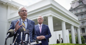 McConnell calls 2017 tax law amendments "red line" after Biden meeting