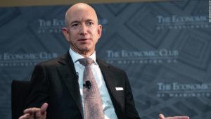 Jeff Bezos advocated higher corporate tax rates.  But it won't cost him much