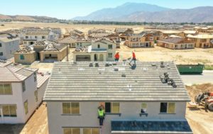 Construction workers are building new homes in the Atwell development in Banning, where there are approximately 4,500 new homes in various stages of construction, June 11, 2021.